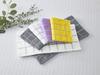 Kosugizen Mini Bath Cross 2 Colors of 50 x 100 Small Size Bath Soft Fine Set of Towel, Line, (1 each), cm, Towel, Pile, 2, SV-4611-2WG