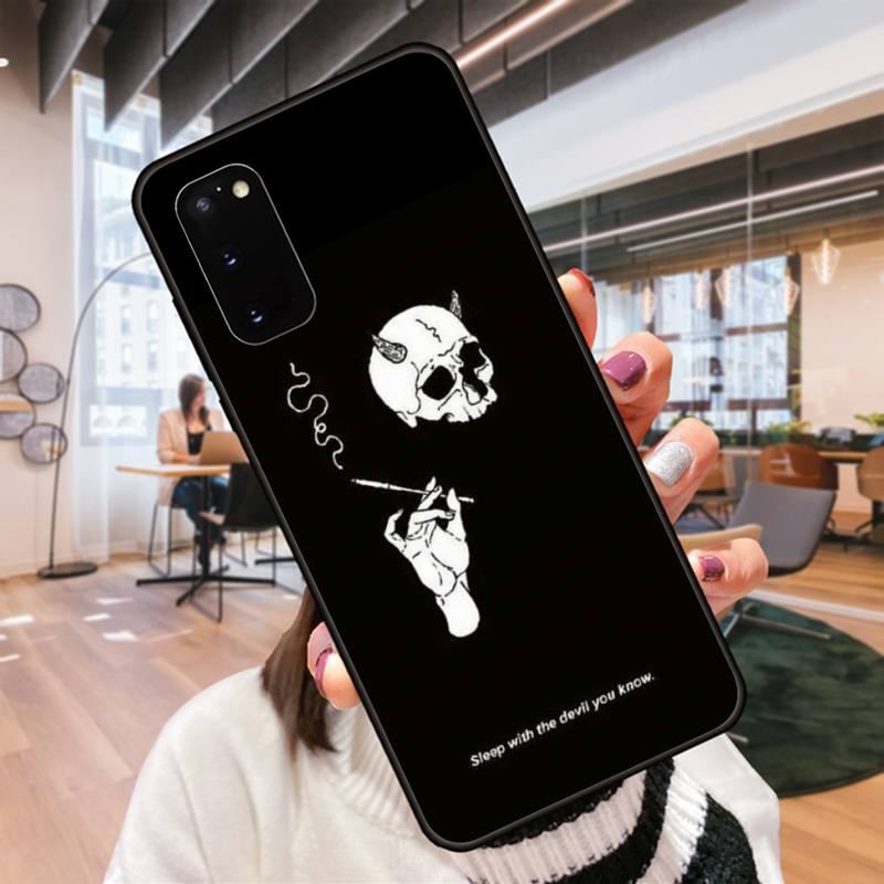 Чехол для телефона с изображением черепа для Samsung Galaxy S9 S9plus S20 5G S20 ULTRA 5G S20 Plus 5G S21 S30