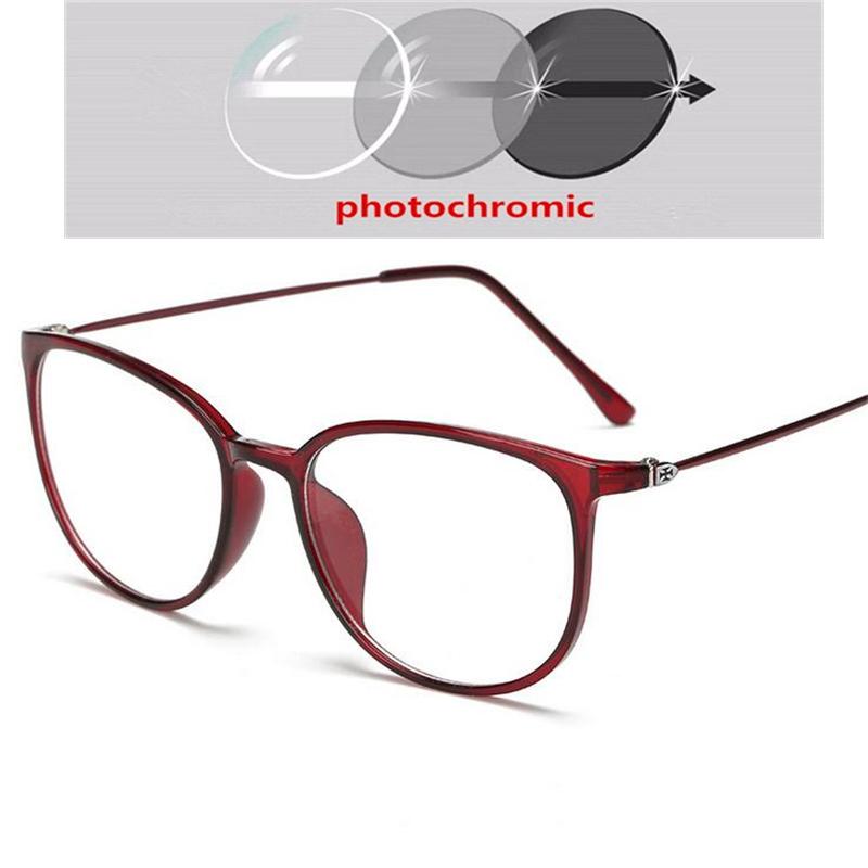 Ультралегкие Очки для Миопии из TR90 Ретро Овальная Рама для Женщин Мужчин Диоптрии от -0.5 до -6 Очки для Близоруких