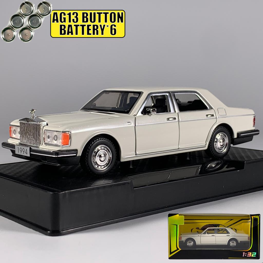 1:32 1994 Rolls Royce Silver Spur Лимузин Сплав Металл Литая Модель Автомобиля Украшение для Домашнего Компьютера Настольный Дисплей Мини Подарок для Взрослого