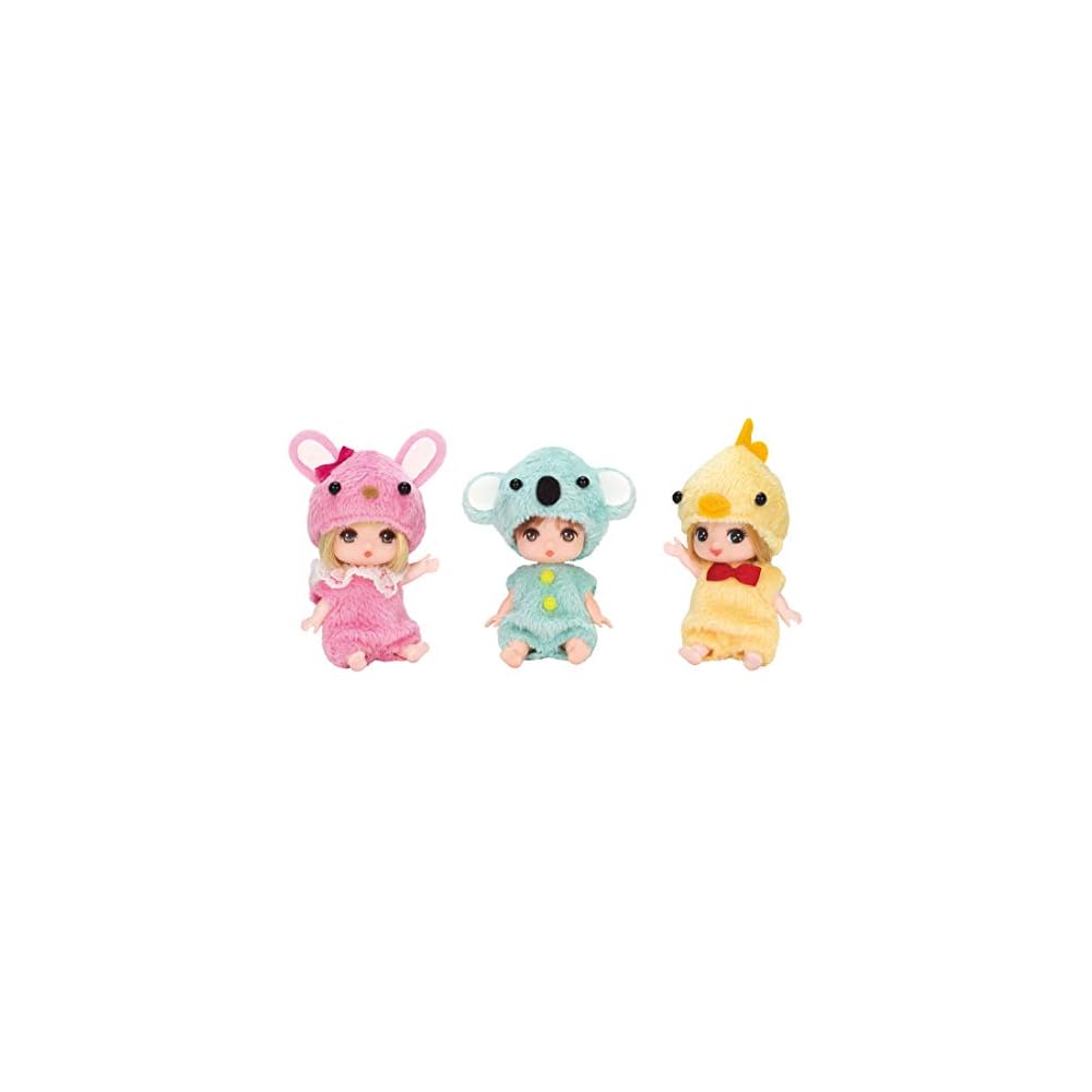 Takara Tomy Licca-chan LD/23 Triplet Baby Doll Set with Accessories 30cm
