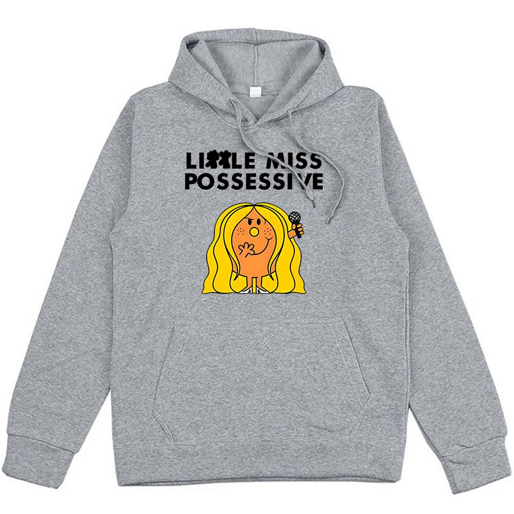 Tate McRae MISS POSSESSIVE Hoodies Cartoon Funny Graphic Printing Sweatshirts Long Sleeve Hooded Pullovers Men Women Clothing