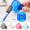 1pc 10 Colors Travel Toothbrush Head Covers Protective Toothbrush Cap Brush Case Protective Portable Plastic Clip for Home Travel