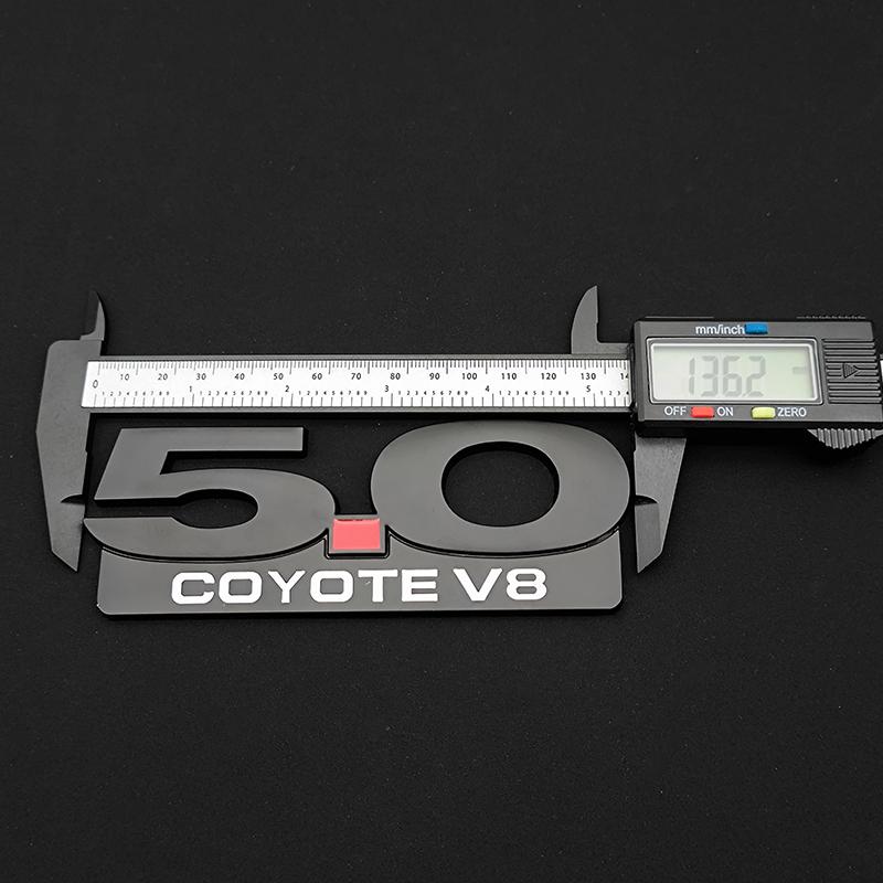 3D Металлическая Наклейка Логотип на Автомобиль 5.0 COYOTE V8 Решетка Радиатора Передний Значок Задний Значок на Багажник Наклейки Для Ford Mustang GT Falcon Torino Fairlane