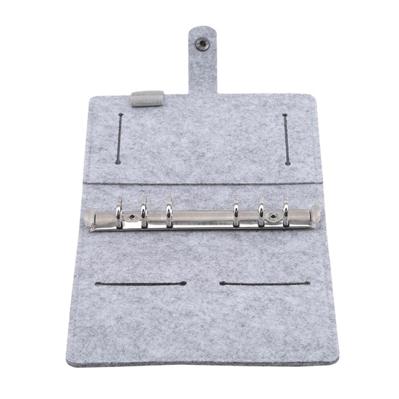 A5/A6 фетровый блокнот с отрывными листами, чехол для дневника, 6 отверстий, сменная обложка, переплет без внутренних страниц