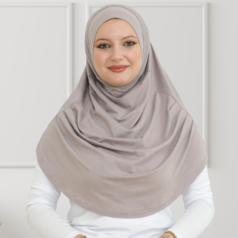 Готовый к ношению хиджаб для женщин, мгновенный тюрбан, мягкий мусульманский шарф для молитвы, длинные хиджабы, исламская одежда, трикотажная абайя