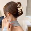 Новый однотонный геометрический простой зажим для волос для женщин, девушек, длинных густых волос, красочный зажим-краб для волос, модные аксессуары для волос