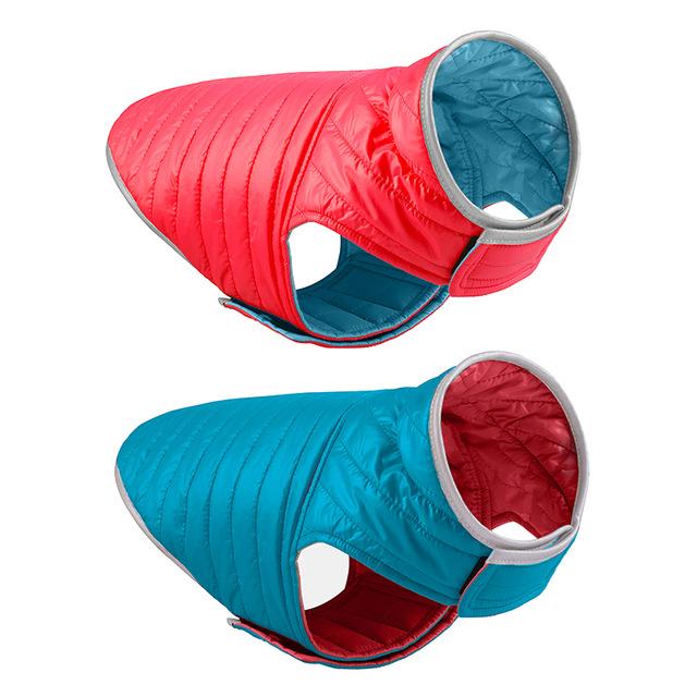 Тёплый водонепроницаемый двухсторонний жилет для собак