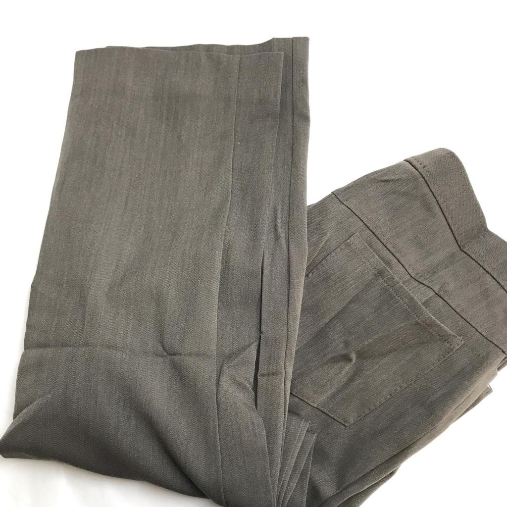 Max Mara Италия Костюмный комплект Женский L J42 Куртка на молнии с воротником Мао Коричневый(ИСПОЛЬЗОВАЛ)