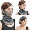 Thin Texture Sun Protection Face Mask Floral Print Breathable Face Scarf Neck Cover  Summer Season
