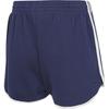 Adidas Повседневные шорты с буквенным принтом и средней посадкой, женские плавки, темно-синие, JH1224