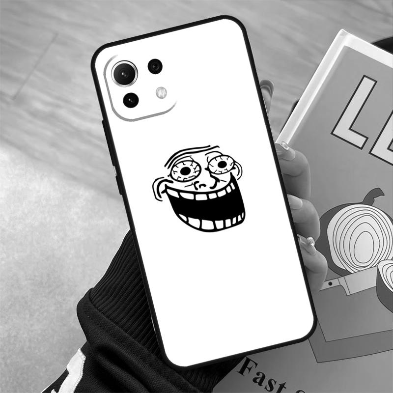 Чехол-мем Troll Face для Xiaomi 12 Lite 13 Ultra 11T 12T Pro 12X POCO F3 X3 X5 F5 Pro F4 X4 GT M5s Чехол