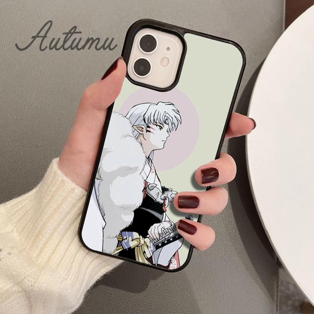 Чехол для телефона Inuyasha Sesshomaru Anime для iPhone 11 12 13 14 Pro Max mini XR XS SE 2020 6S 7 8 Plus Samsung Galaxy S21 S22