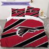 Atlanta Falcons Pattern Bedding uilt Set uilt Cover Pillowcase Home Decoration Birthday Gift (1*duvet cover + 2*pillowcase without core)