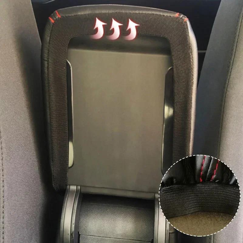 Подлокотник для автомобиля, крышка центральной консоли, чехол для подлокотника, аксессуары для интерьера, чехол из искусственной кожи для VW Volkswagen Golf 6 MK6 2009 -2012