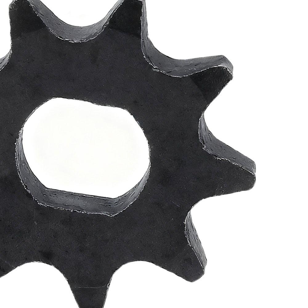 T8F 9T Chain Sprocket 10×8.5mm Inner Diameter Metal Sprocket Motor Sprocket Electric Bicycle