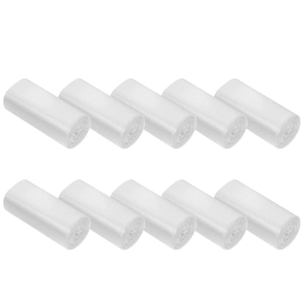 10 Rolls Creative Rubbish Bag Thick Design Strong Load-Bearing Desktop Trash Can Garbage Bag for Home Office Car Litter Carrier