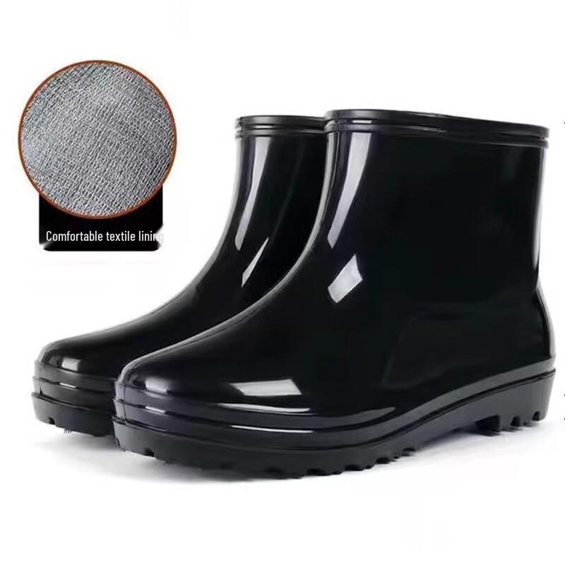 GUAIKEAI Взрослые короткие резиновые сапоги без подкладки