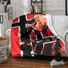 Man City's Haaland Celebration Blanket Warmthful Decor Great for Bed Chair Office for All Seasons Digital Print Birthday Christmas Gift Blanket