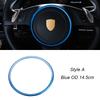 Для Porsche Cayenne Panamera 2010-2016 Macan 2014-2021 911 2016-18 718 16-22 Автомобильная накладка на руль Декоративное кольцо на рамку рулевого колеса