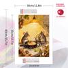 storybook Art 100% Round Full Drill 5D DIY Diamond Painting Embroidery Cross Stitch Rhinestone Décor toilet 3 piece set