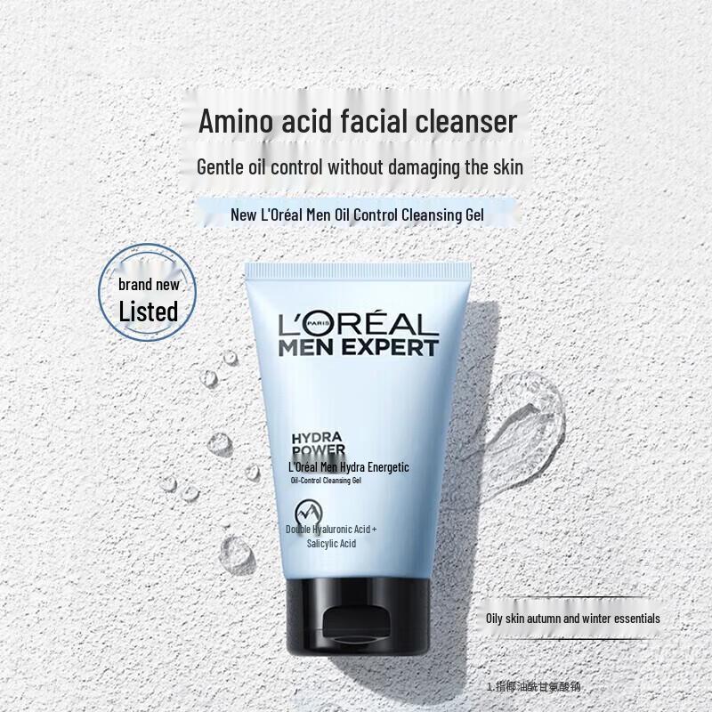 L'Oreal Men Expert Hydra Energetic Hydrating & Oil-Control Cleansing Gel