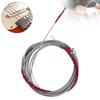 4pcs/set 0.43-0.71 Inch Electronic Bass Steel Strings Core Silver-Plated Copper Alloy