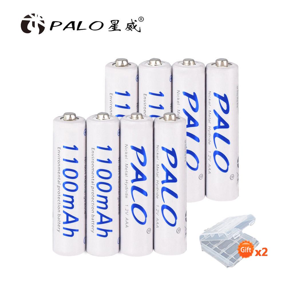 PALO 4-28 шт. 3A AAA аккумуляторная батарея Ni-MH 1,2 В 1100 мАч