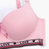 Женский утолщенный бюстгальтер с подкладкой и проволочными буквами, 4 ряда крючков, нижнее белье для спорта и отдыха, бюстгальтеры с чашками 75C-90C