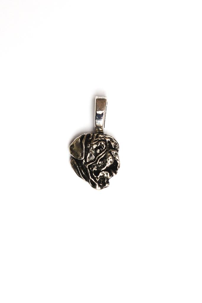 Dogue de Bordeaux, French Mastiff, Bordeauxdog – Dog necklace, silver-plated pendant for the dog lover | Art-Dog