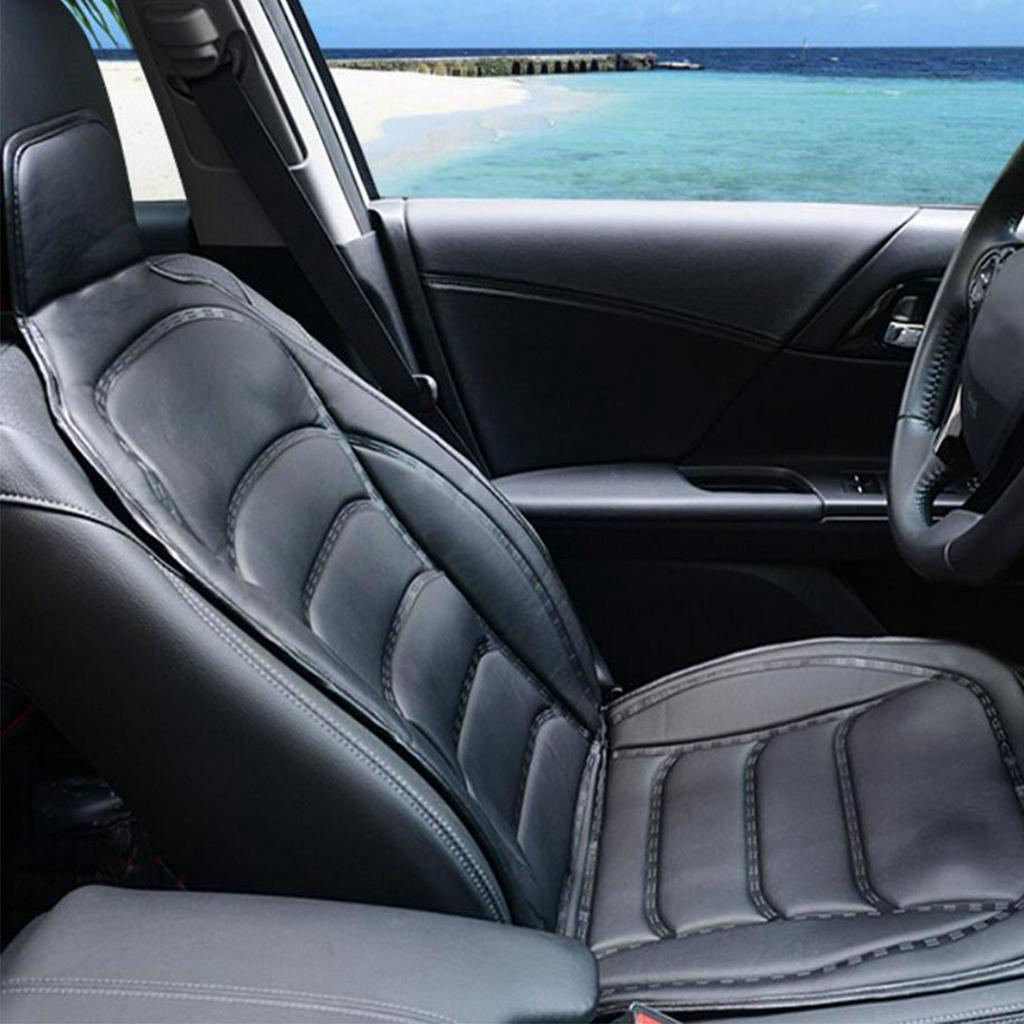 Электрическая грелка Вибрирующая массажная подушка Домашнее сиденье автомобиля Вибратор Массажер Инфракрасная грелка Вибрационный коврик для спины Боль DC 12V