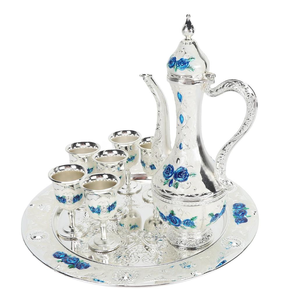 Винтажный набор кофейников, многоцелевой инновационный металлический кофейник в европейском стиле, набор чашек для дома