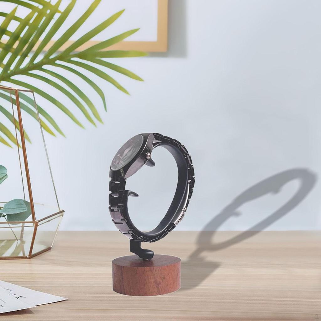 Элегантная подставка для часов с деревянной основой для дома и магазина