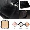 Genuine Sheepskin Long Wool Black Car Seat Covers Chair Cushion 18"x18" AU Stock