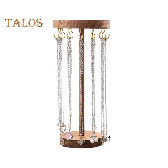 Подставка для ожерелий, органайзер для украшений с крючками, деревянная основа, органайзер для повязок на голову, подставка для девочек, ожерелий, браслетов