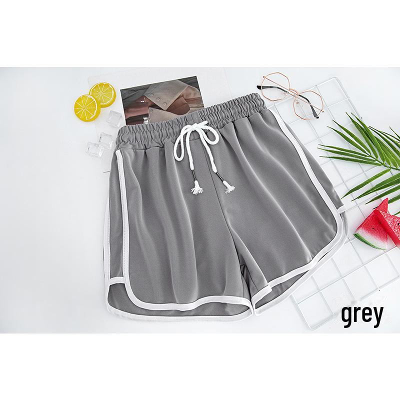 Женские облегающие повседневные летние спортивные шорты А-силуэта с высокой талией, длина три четверти