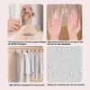 10Pcs Thickened Visible Suit Cover PE Clothing Cover Durable Clothing Dust Bag  Household