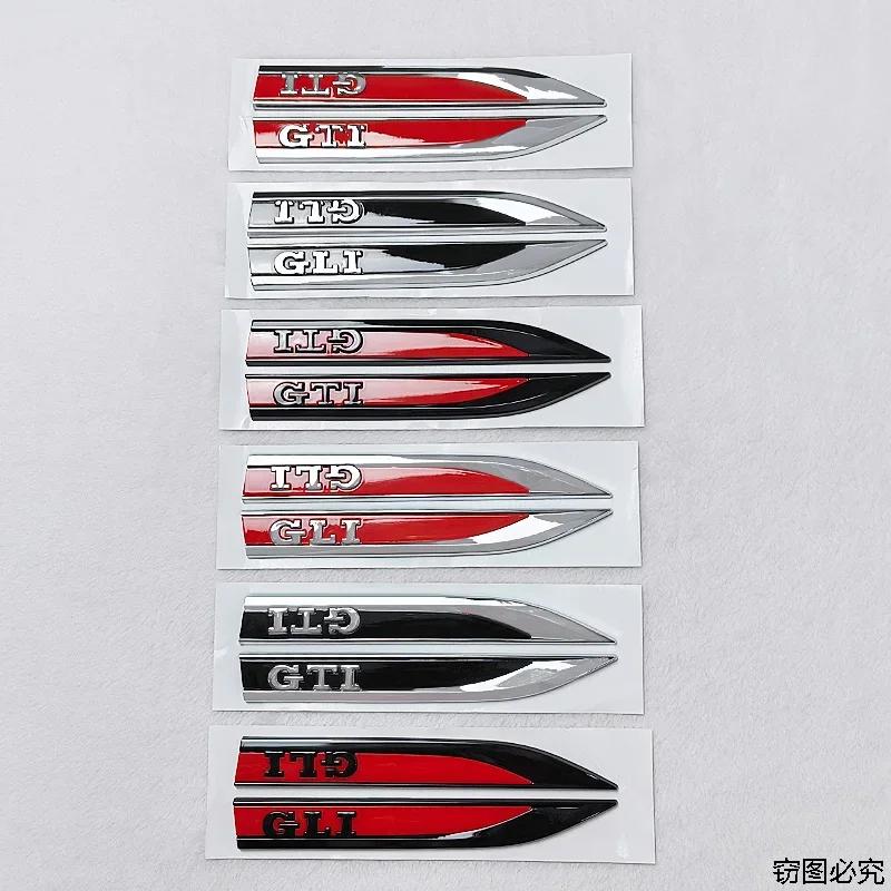 BGF1 Golf 3 4 MK3 MK4 2026 Hot For VW VOLKSWAGEN For VOLKSWAGEN VW 16.2x2cm Car Side Fender Emblem Sticker GTI Polo Golf Passat Tigua