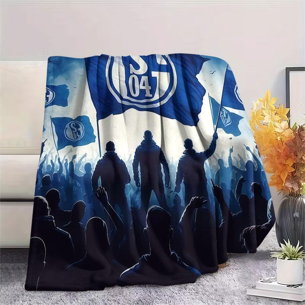Schalke poster Blanket, High quality Comfortable for All Seasons, Home Decor, Warmth and Comfort