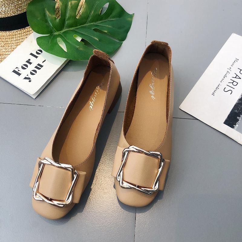 Кожаные балетки ручной работы весна-осень женские туфли на низком каблуке удобные мягкие кожаные женские туфли на плоской подошве D243