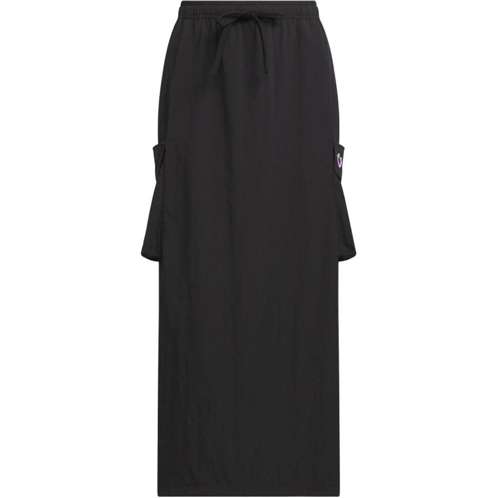 Adidas Оригинальная китайская повседневная длинная юбка V-Day женские юбки черного цвета JM2713