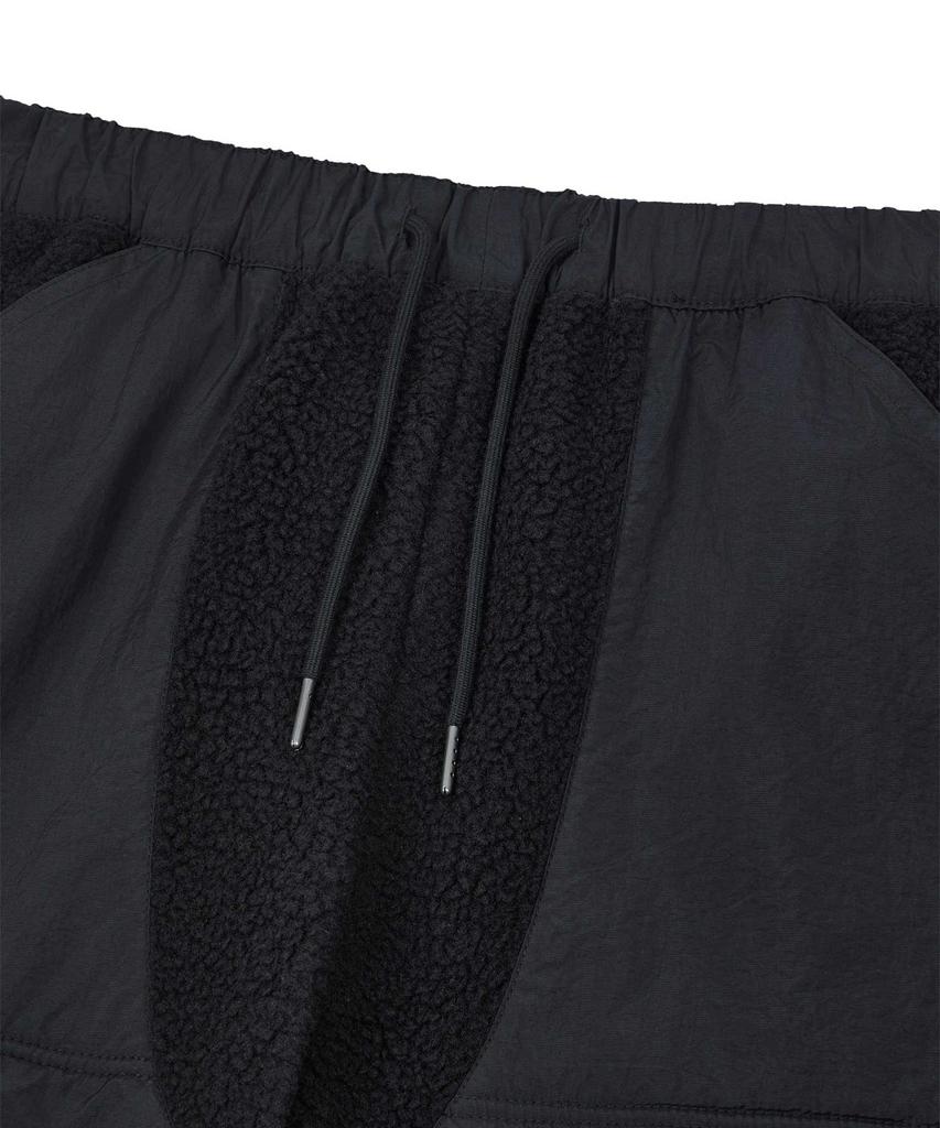 JAMIE WEST Nylon Fleece Reversible Cargo Pants (Black)