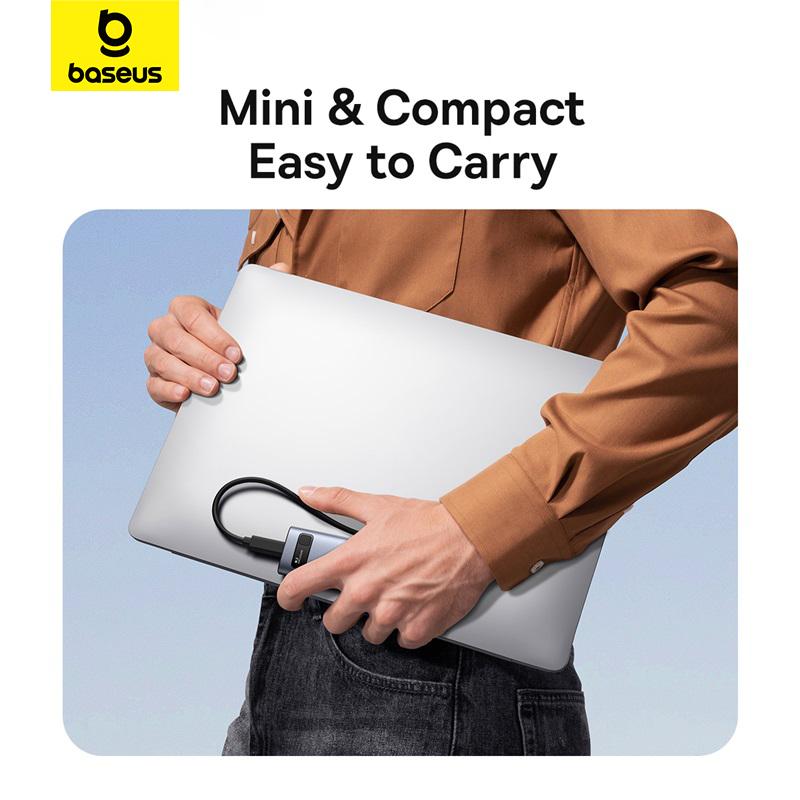 Baseus Корпус M2 SSD NVME SATA Dual Protocol M.2 to USB Type C 3.2 Gen 2 Портативный SSD Sata Nvme Корпус Внешний корпус ПК