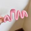with resembling as a head accessory Jelly color wavy low-neck series hairstyle shark hairpins 1 PC hairpin clips  Delicate Jewelry