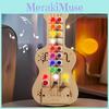 Деревянный светодиодный светильник-переключатель, музыкальная гитара, развивающая игрушка Монтессори для малышей