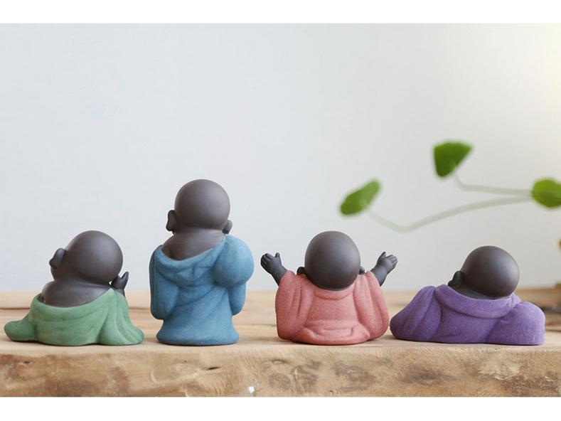 Пузатый Будда Майтрейя Исинская Цзыша Чайный питомец и Украшение для цветочного горшка