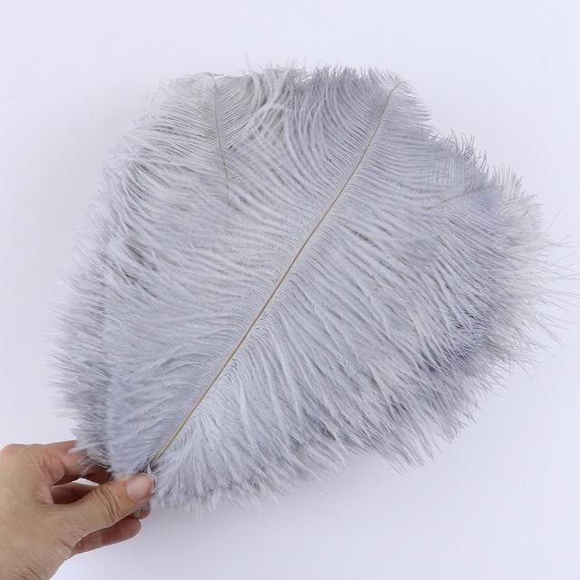 10 шт./лот, натуральные белые страусиные перья, свадебное украшение для дома, 15-20 см/25-30 см/30-35 см, страусиные перья, центральное украшение для стола, поделки