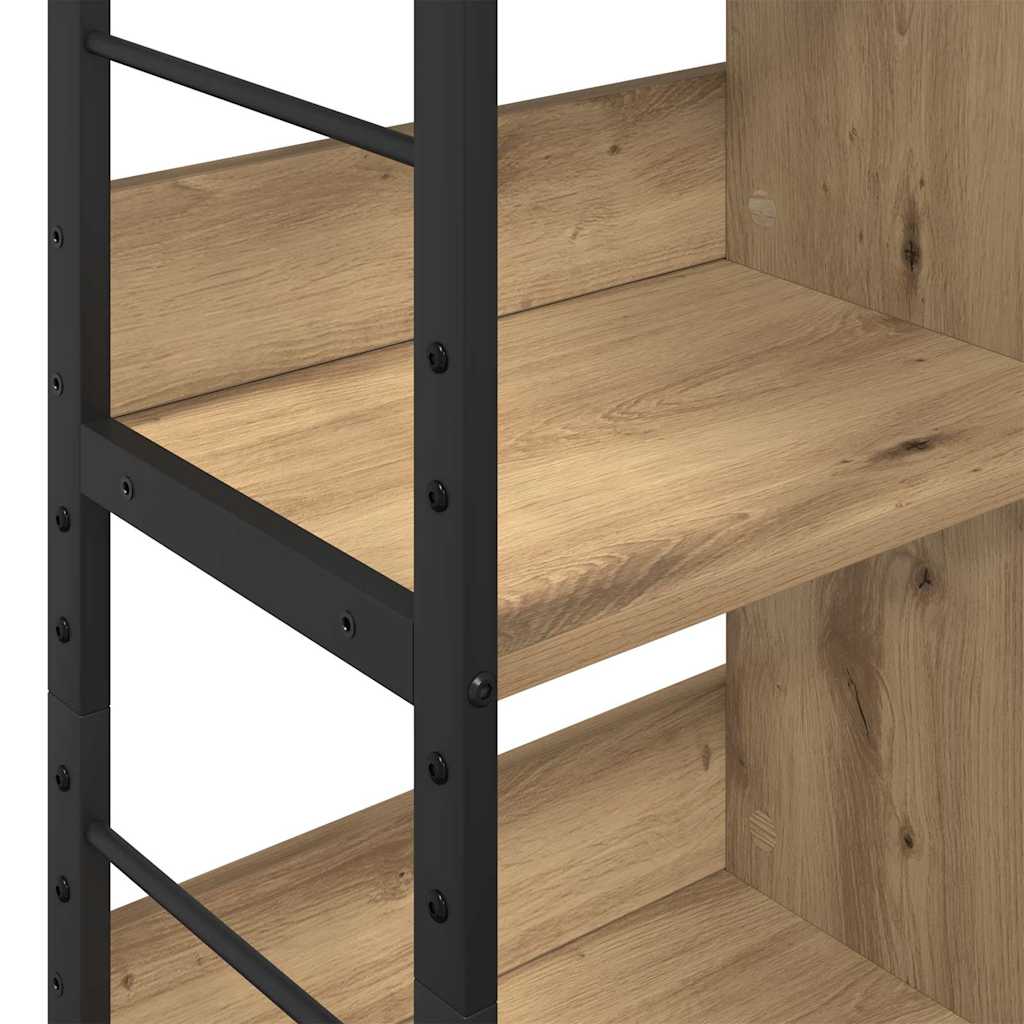 Мастерская дубовая книжная полка 82 x 32 x 112 см Древесно-стружечная плита