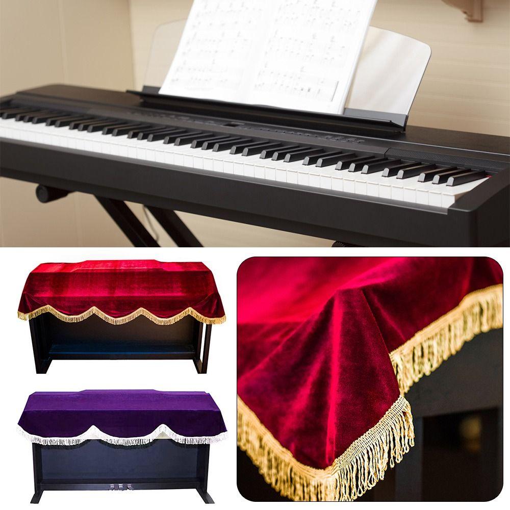 Stretchable Dust Proof 88 Keys Covers Piano Keyboard Covers Piano Dust Cover Electric Piano Cover