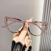 Cat Eye Eyeglasses Frame For Women Black Brand Design Eyewear Anti Blue Light Protection Computer Goggles Fashion Accessory 